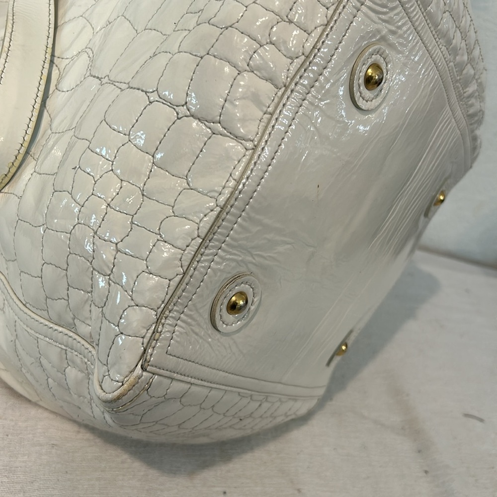 AUTHENTIC YVES SAINT LAURENT Hand Bag Leather - Picture 11 of 17